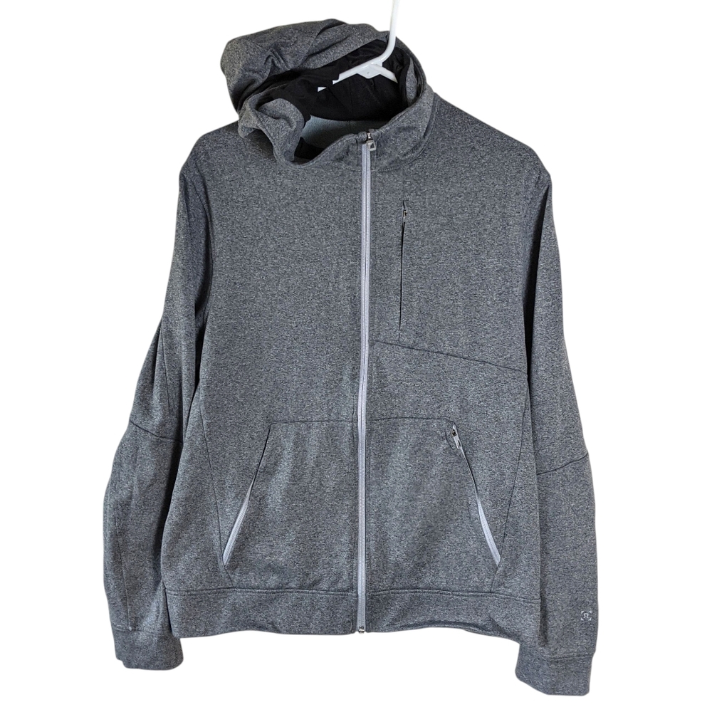 lululemon athletica Men's Charcoal Zip-Up Sweater Size M